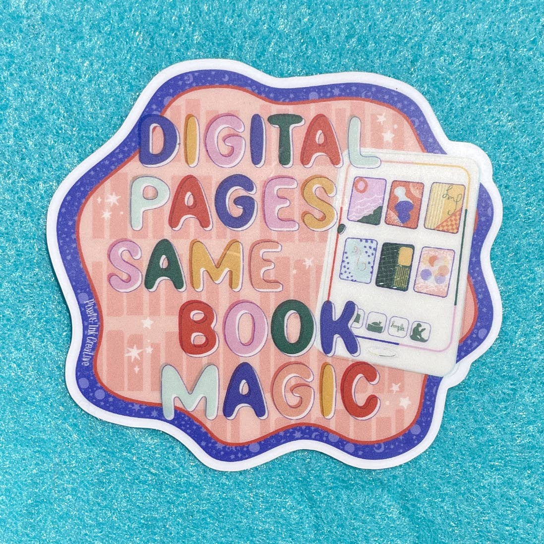 Pixel & Ink Creative - Digital Book Magic E-Reader Sticker