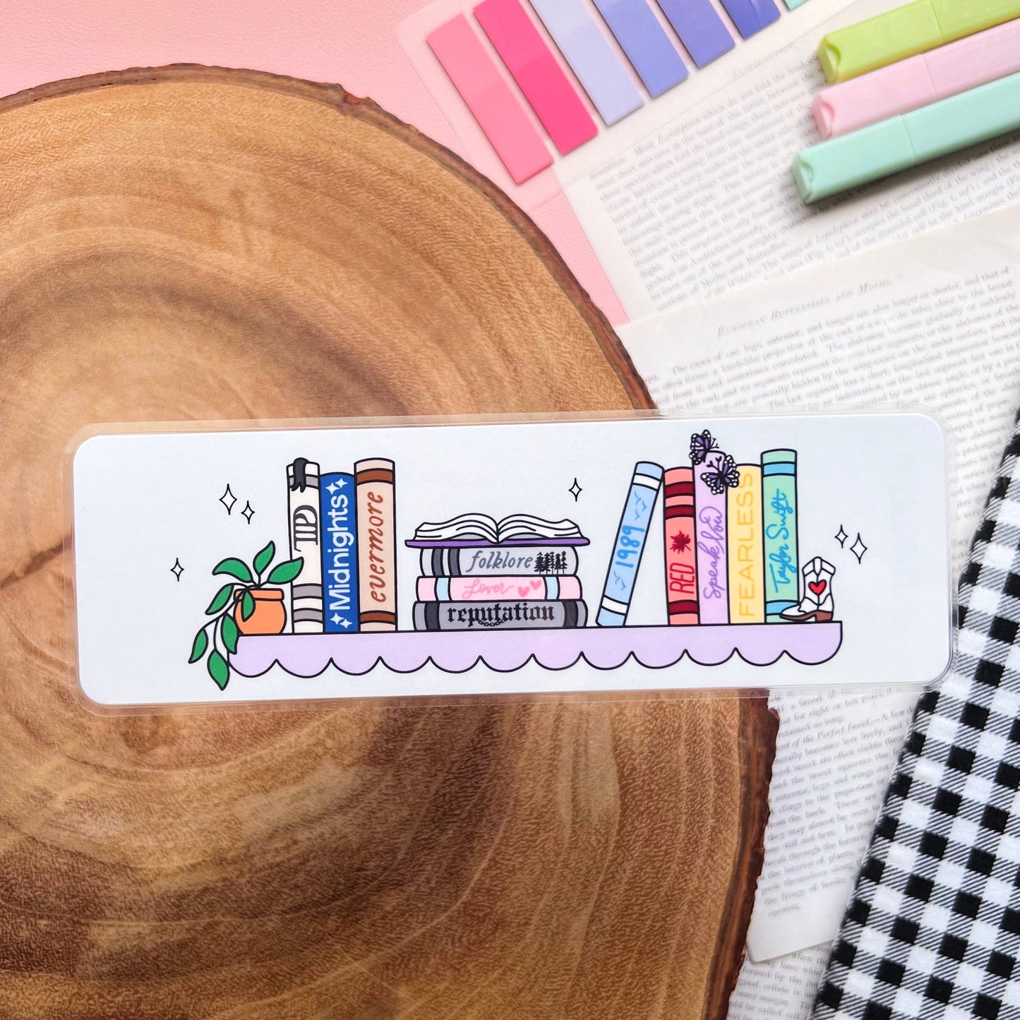 Cozy Reads Shop - Eras Bookshelf Bookmark: Tassel