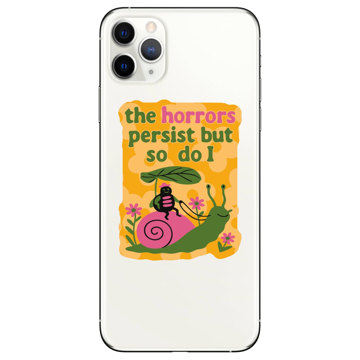 Juju and Moxie - Sarcastic Bug Motivational Funny Horror High Quality Vinyl