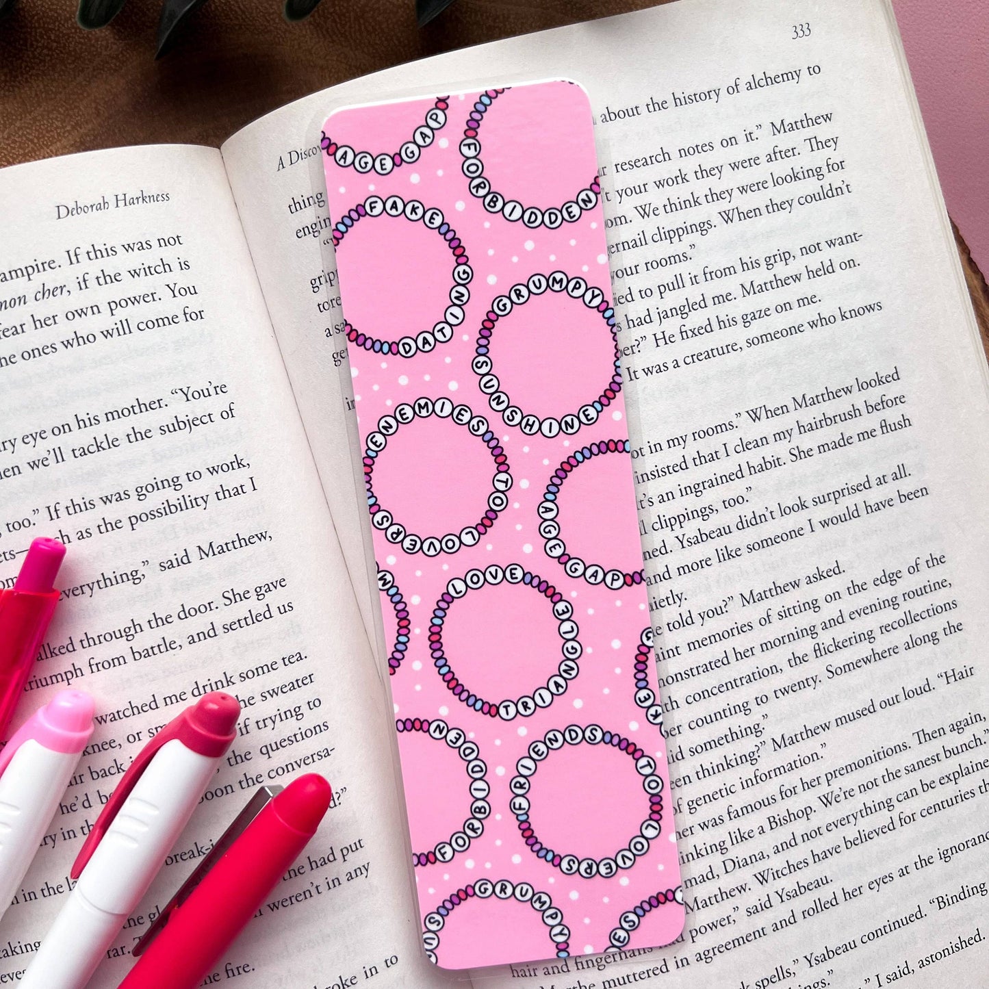 Cozy Reads Shop - Romance Trope Bookmarks: Tassel / Hearts
