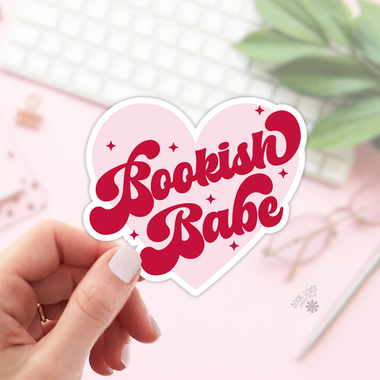 Book Lover Merch Shop - Bookish Babe Stickers / Bookish Stickers / Book Lover Gift: 3''