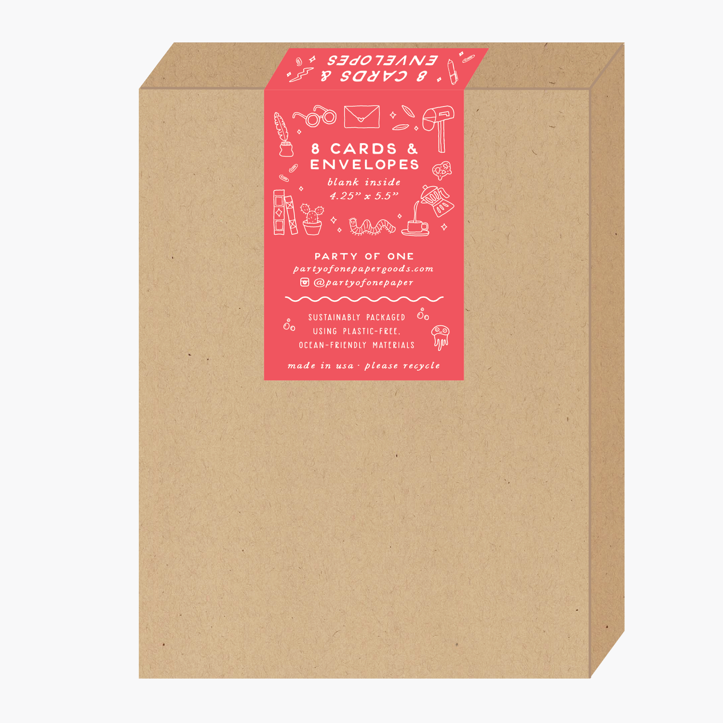Boxed Merry Bookmas Card