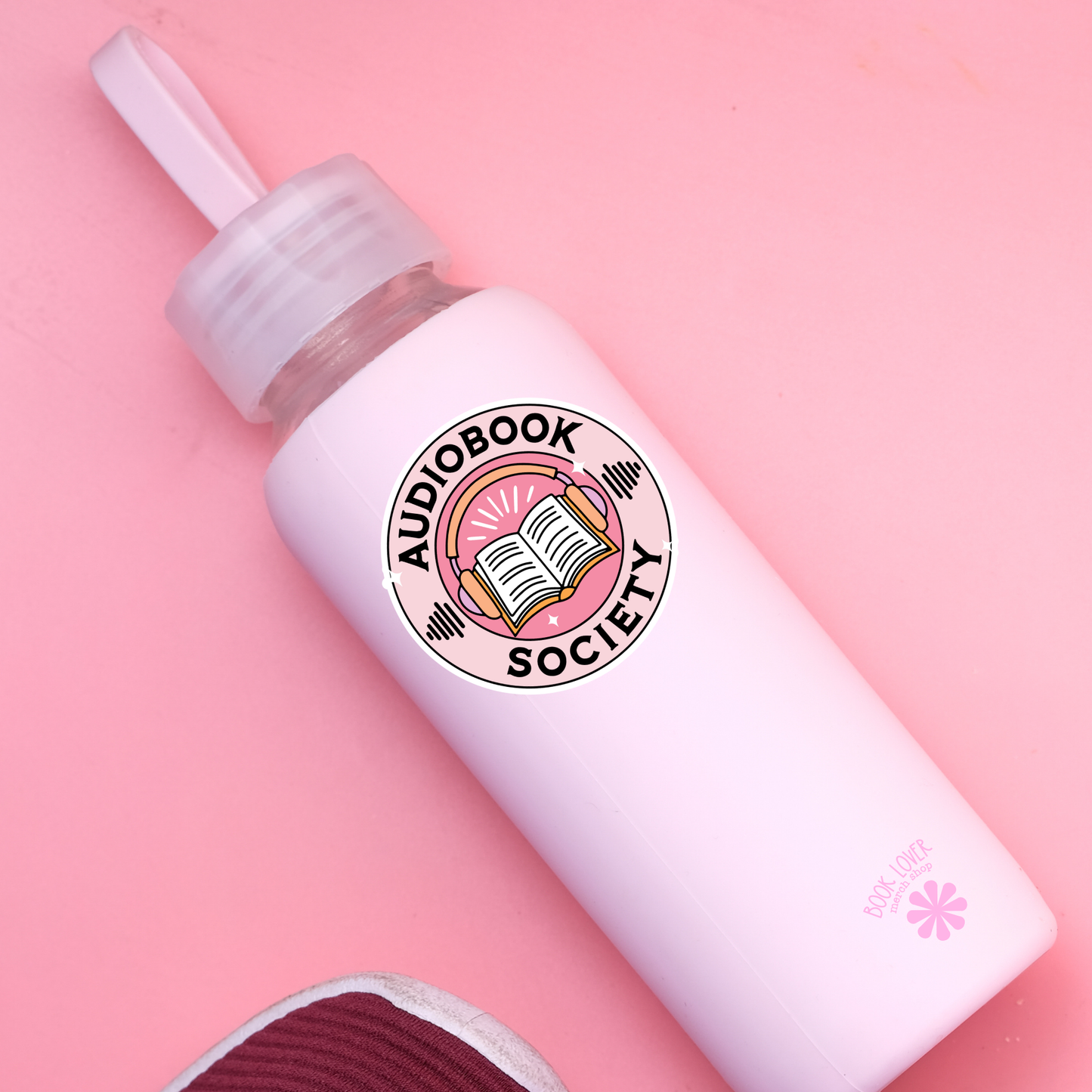 Book Lover Merch Shop - Audiobook Society Stickers / Bookish Stickers / Book Lover: 3''
