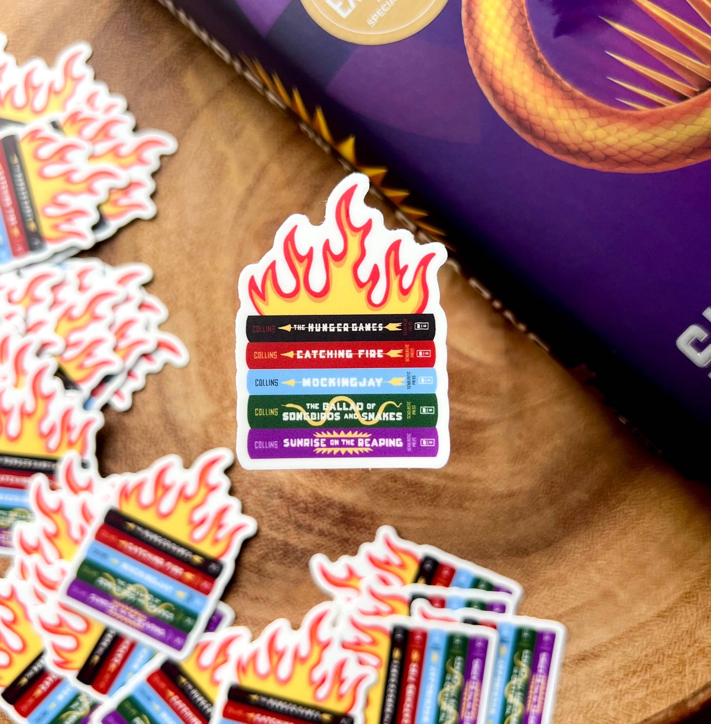 Cozy Reads Shop - Games Book Stack Sticker