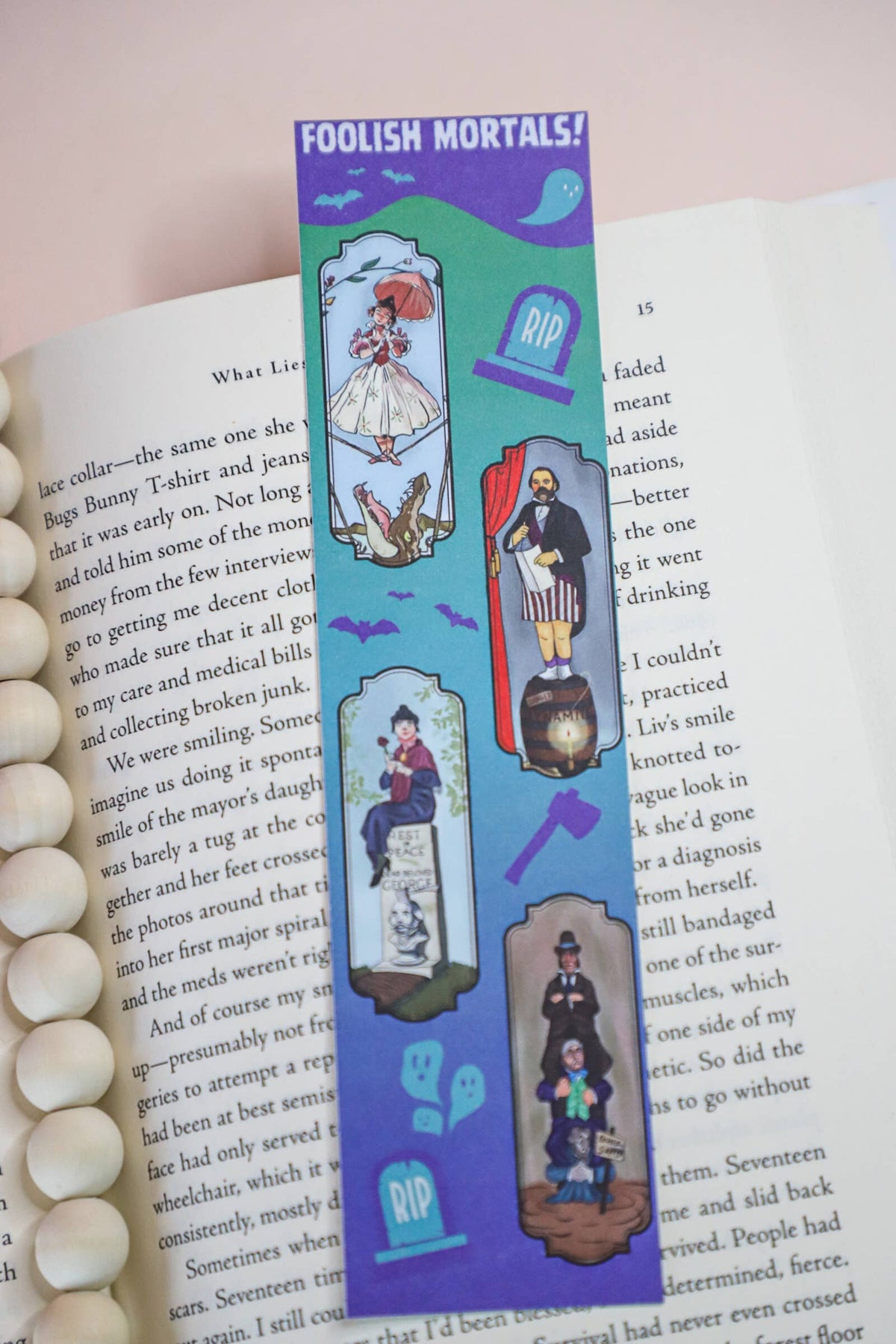 Furever Booked - Haunted Mansion Bookmark