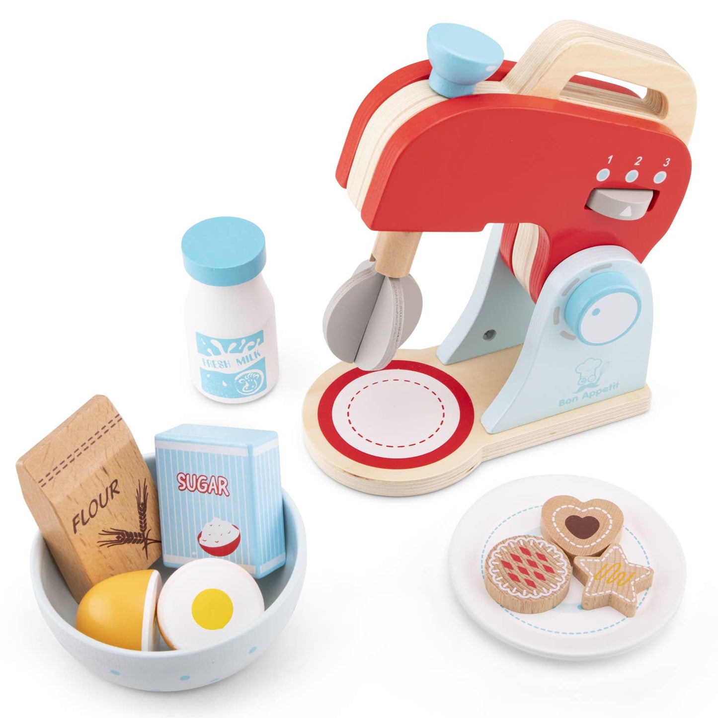 New Classic Toys - Mixer set - red