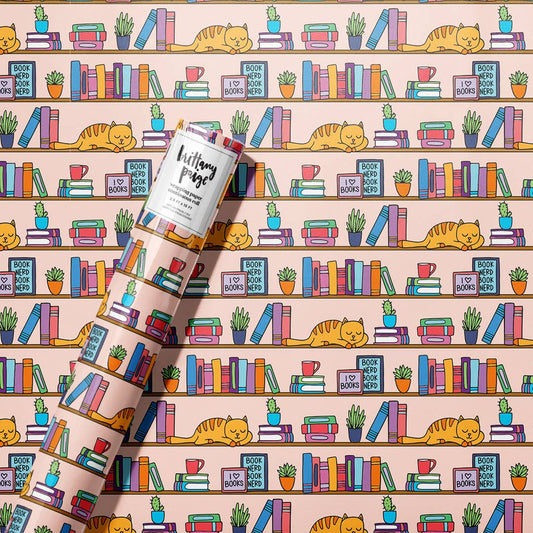 Brittany Paige - Book Store Reading Wrapping Paper