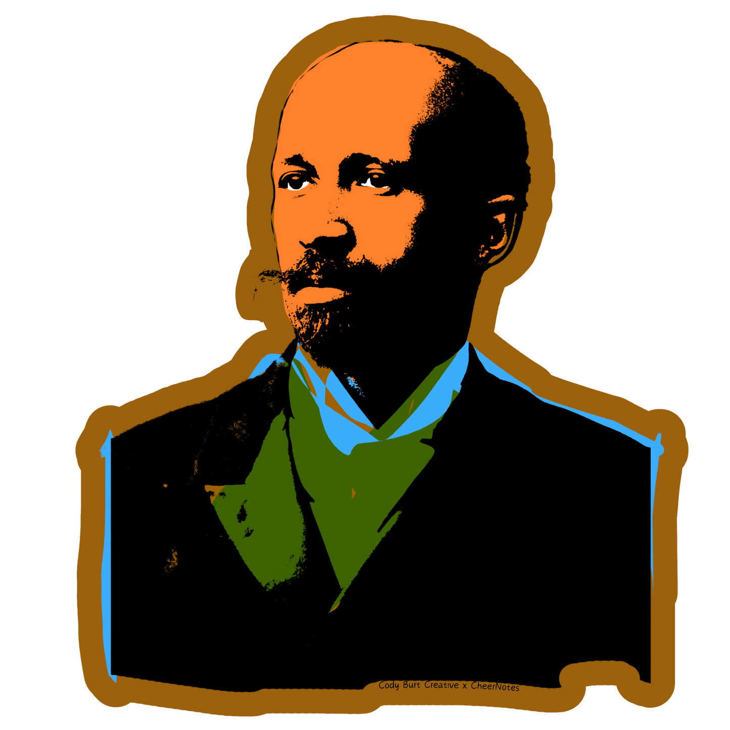 CheerNotes - W. E. B. Du Bois Stickers | Black History | Activists