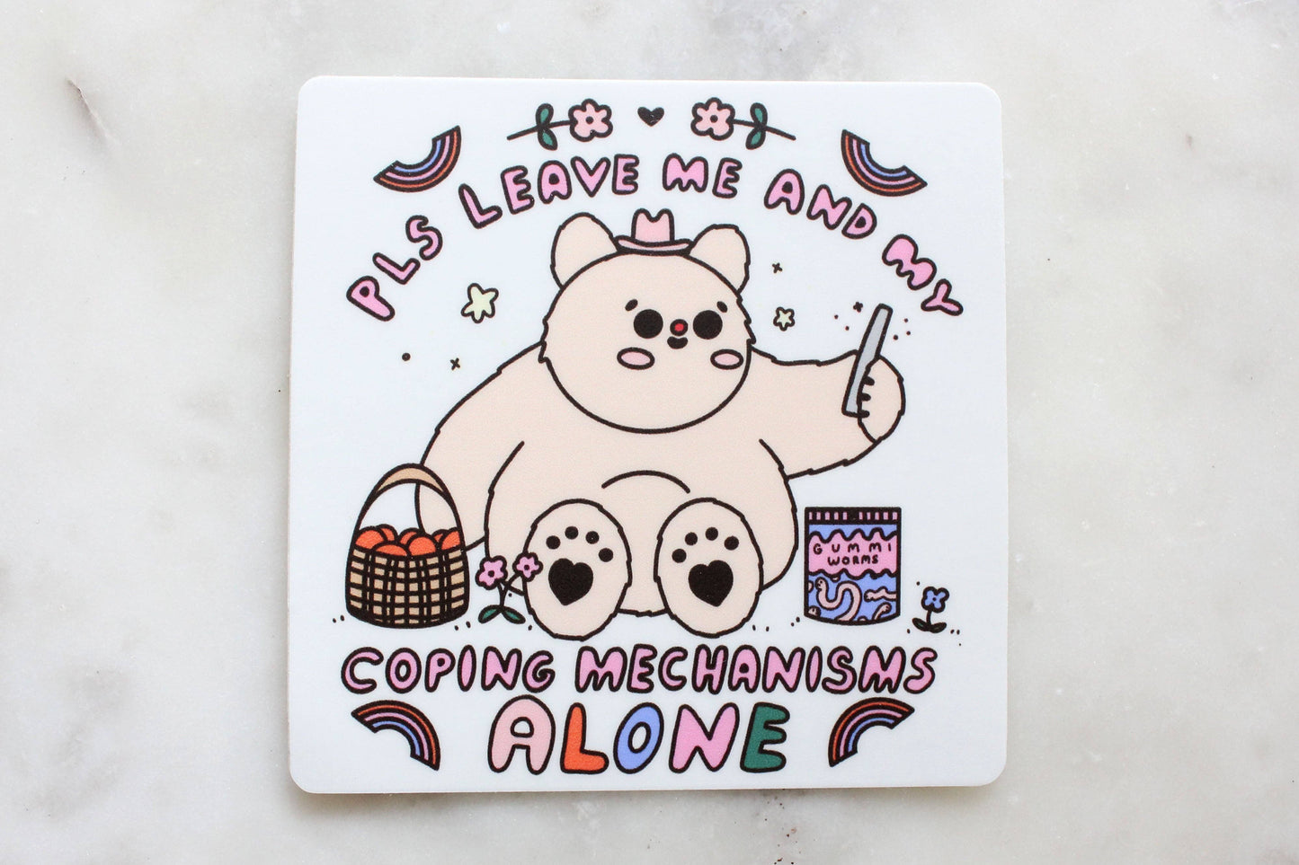 Tender Ghost - Coping Mechanisms Sticker
