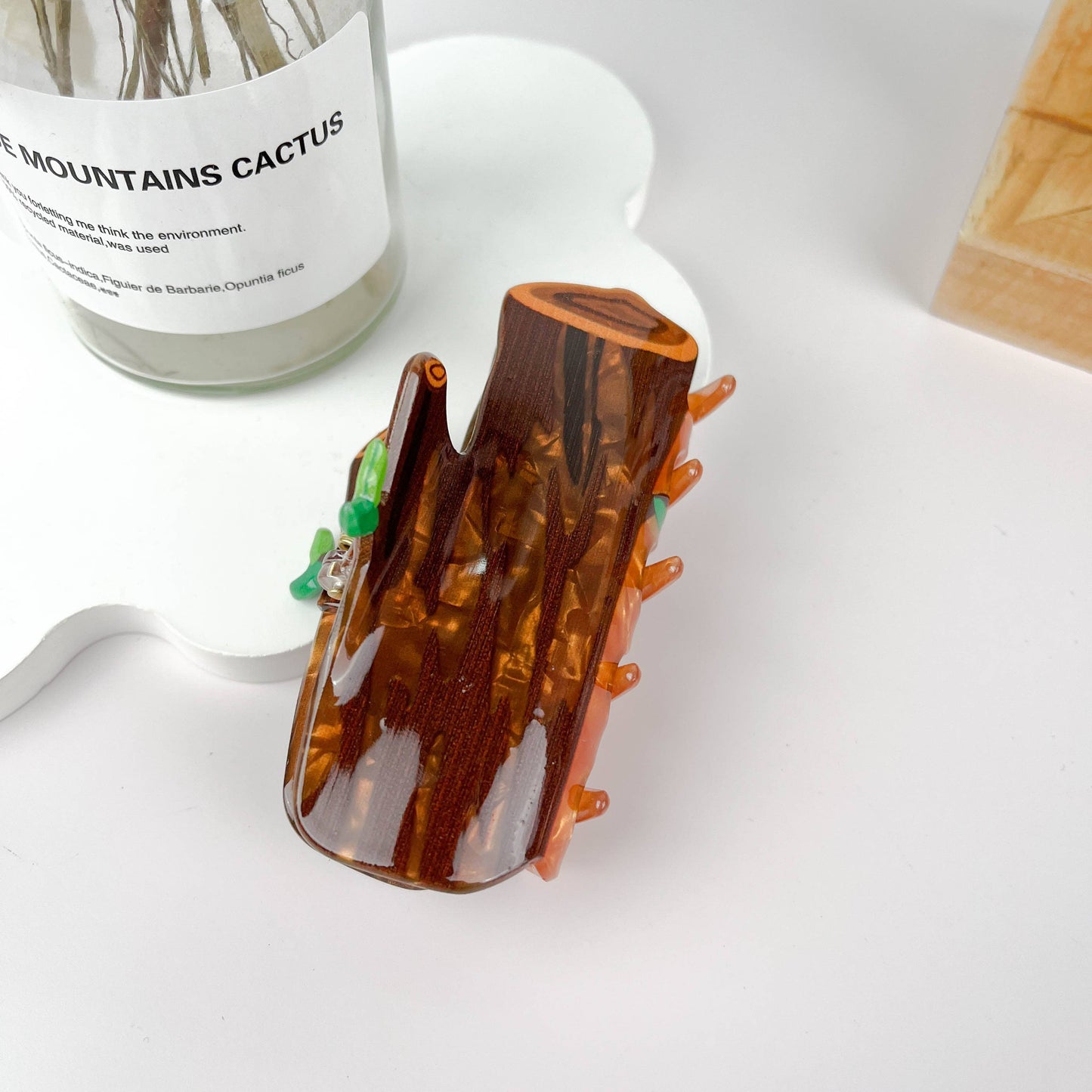 mildstyles - Squirrel Pony Leaf Bush Hair Clip: Squirrel