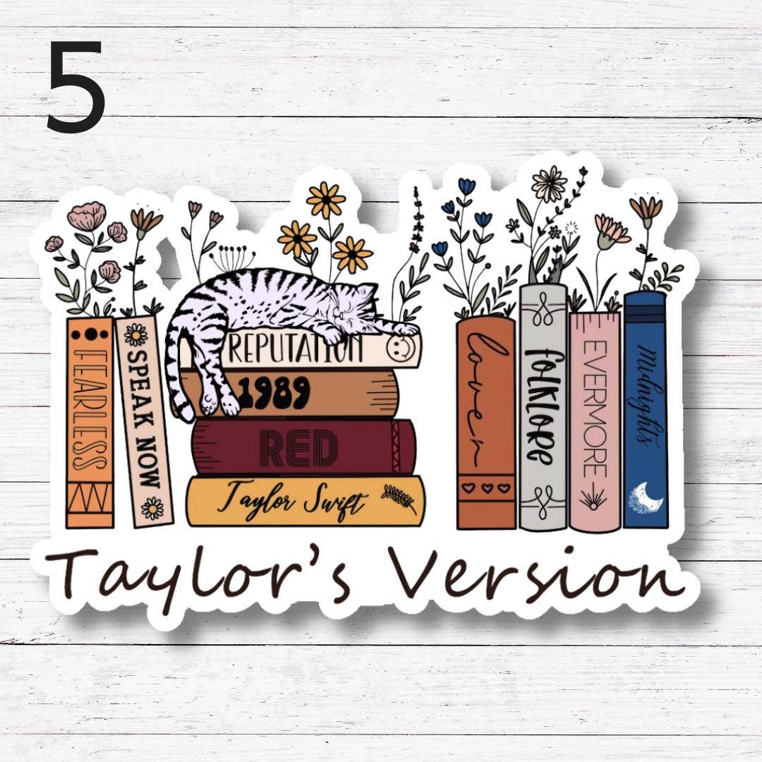 Oily Graphic Creations - Taylor Swift Book 5 Sticker/Magnet: Matte Vinyl