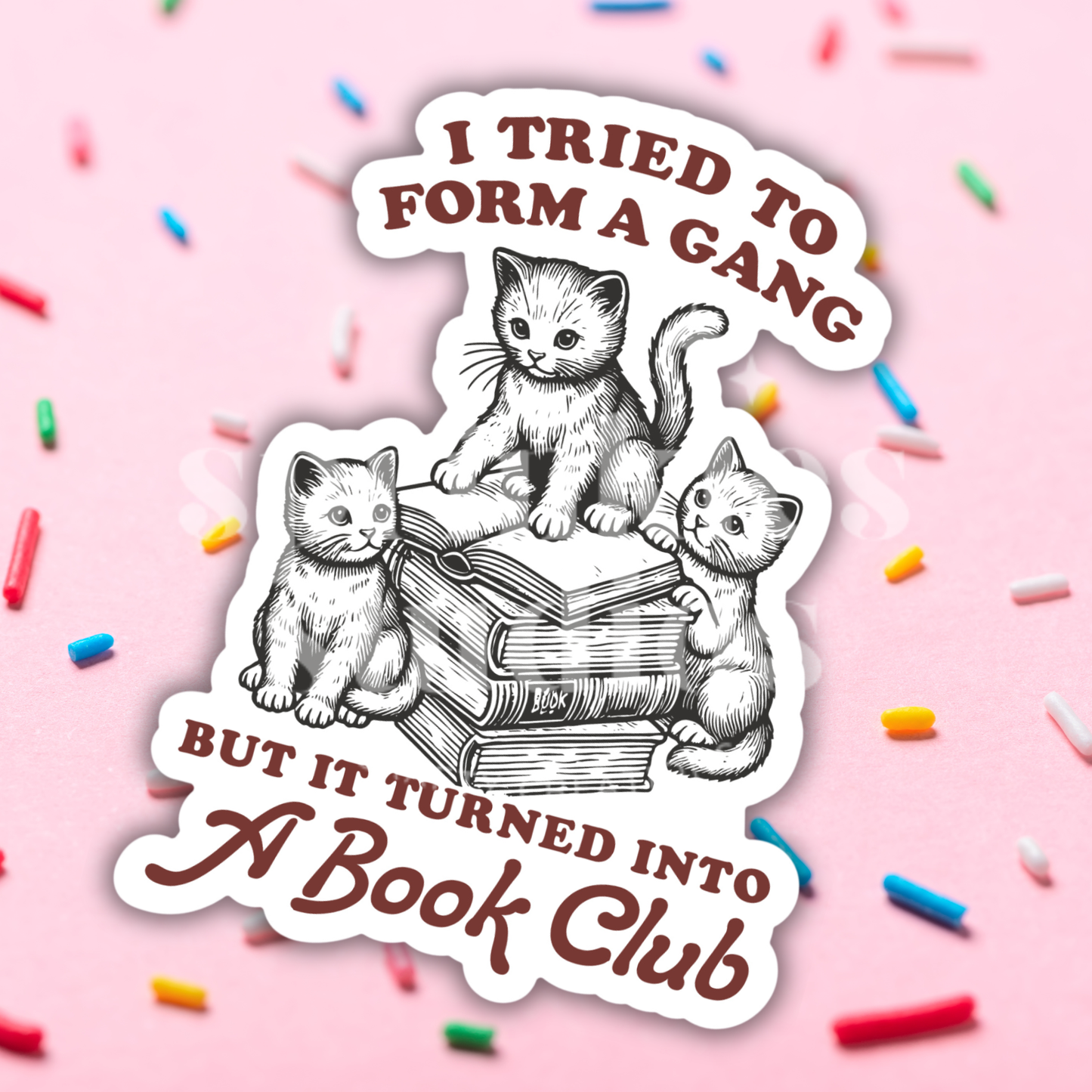 Sprinkles Studios - Book Club Gang Vinyl Sticker