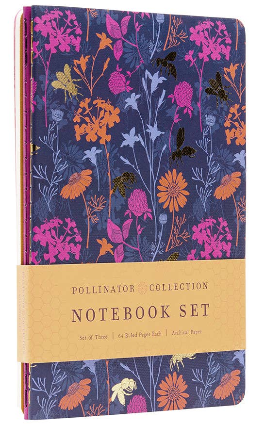 Insight Editions - Pollinators Sewn Notebook Collection (Set of 3)