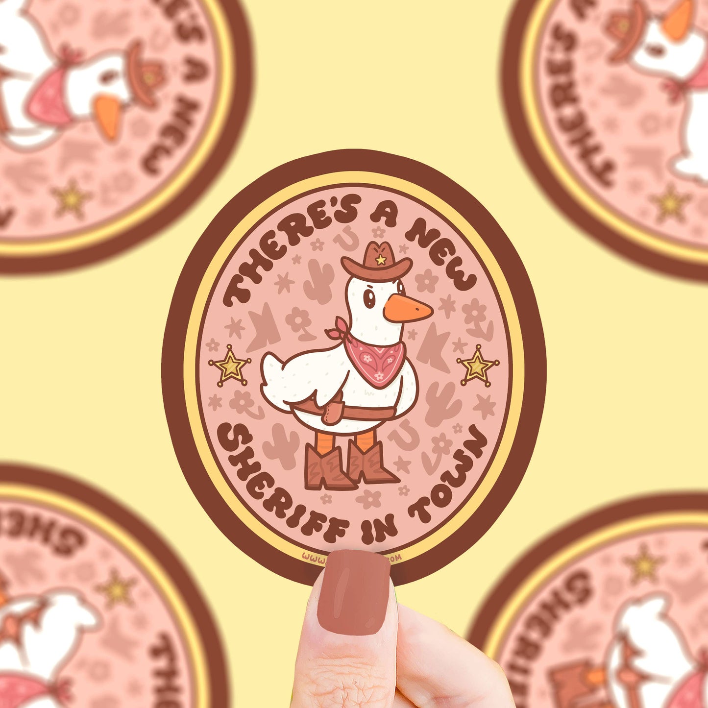 Turtle's Soup - There’s a new Sheriff In Town Vinyl Sticker