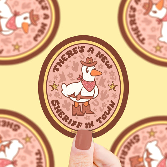 Turtle's Soup - There’s a new Sheriff In Town Vinyl Sticker