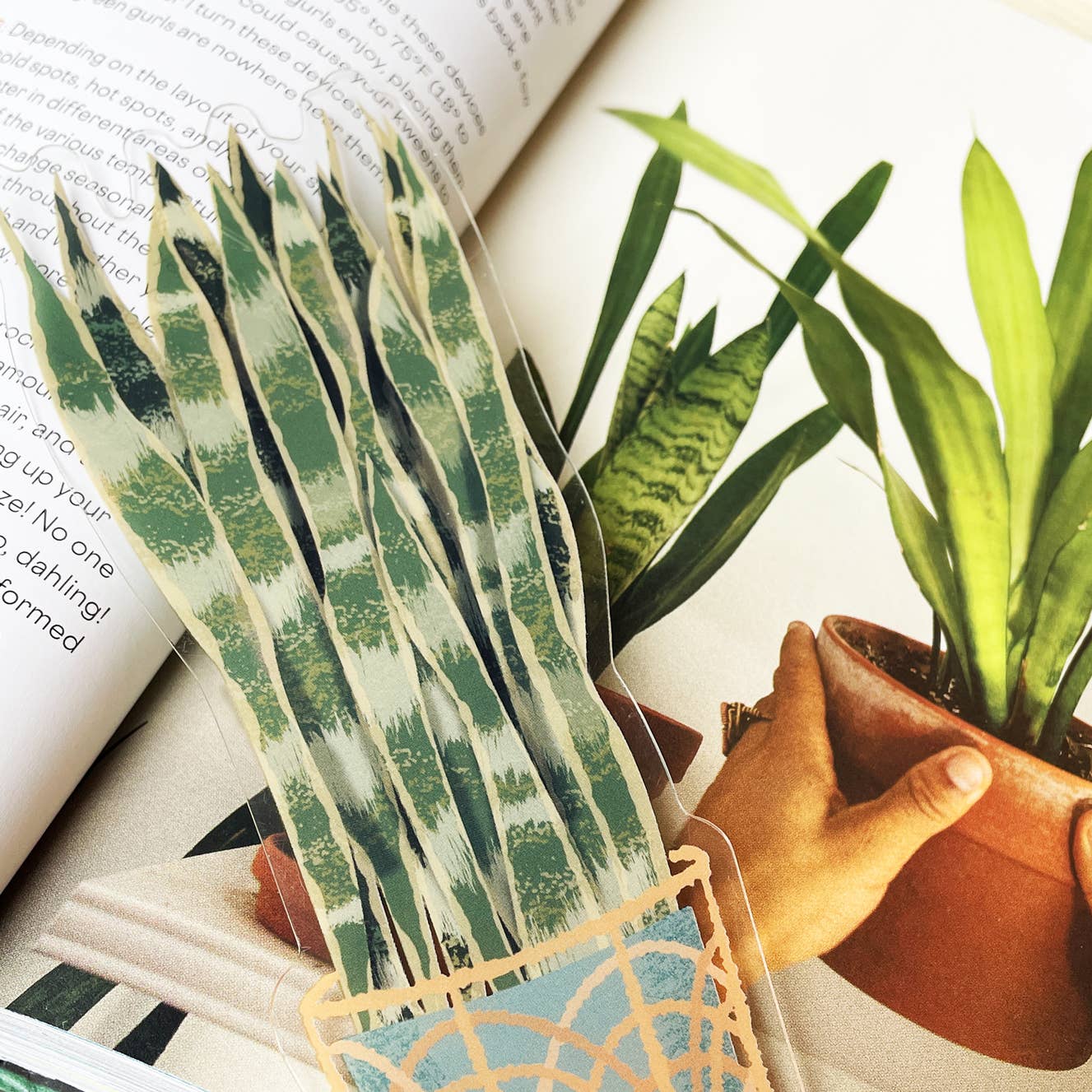 Pixel & Ink Creative - Snake Plant Bookmark – A Leafy Bestseller