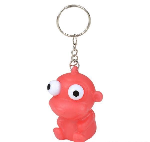 La Luna Bella - Toys - 2" SQUEEZE ANIMAL POPPING EYE KEYCHAIN LLB Keychain