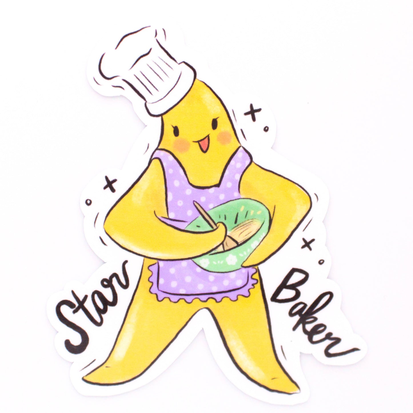 Amy Hartelust Art and Illustration - Star Baker Vinyl Sticker