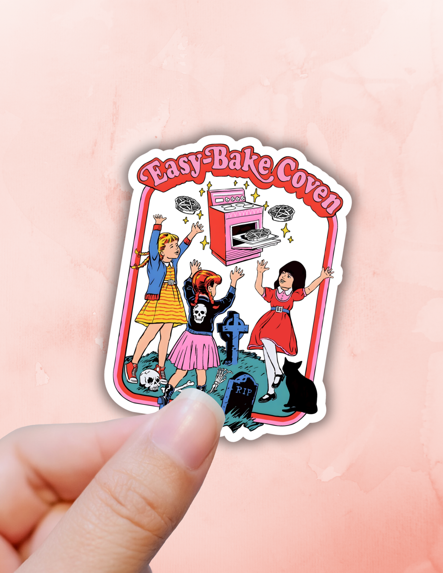 Lalatina Shop - Easy Bake Coven Retro sticker,sarcastic vinyl sticker