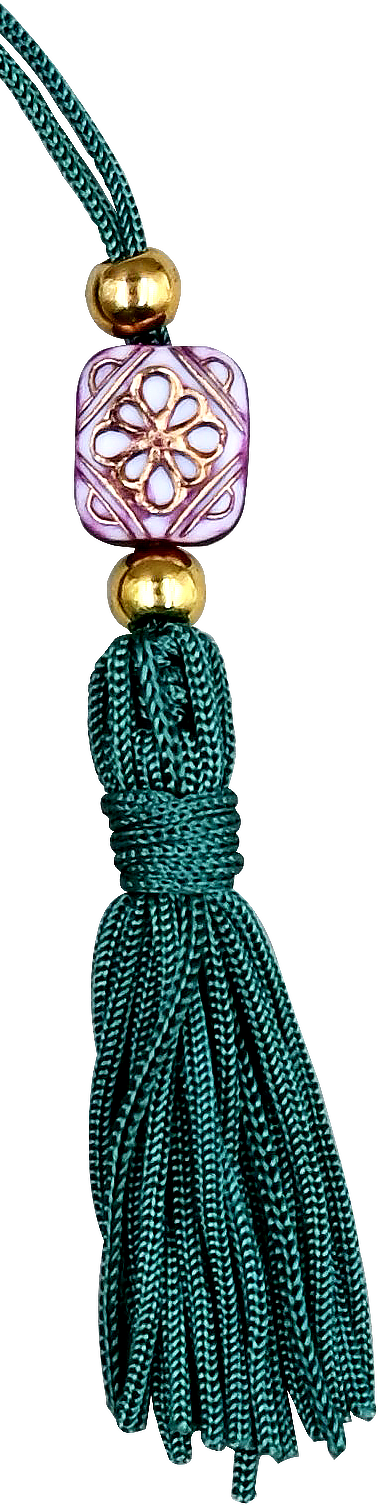 Peter Pauper Press - Highland Cow Beaded Bookmark