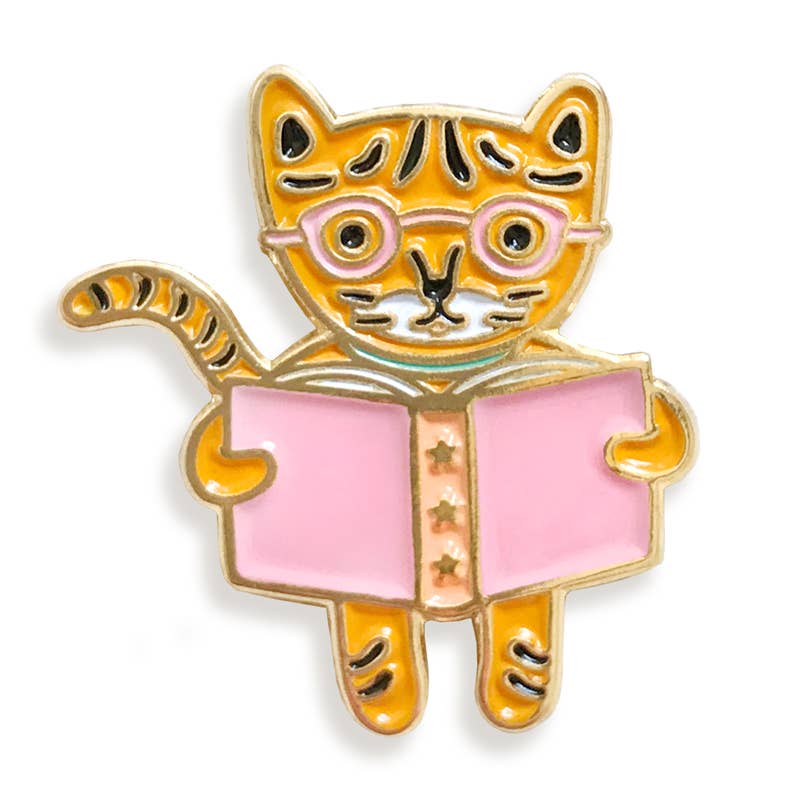 Night Owl Paper Goods - Tiger Tales Enamel Pin