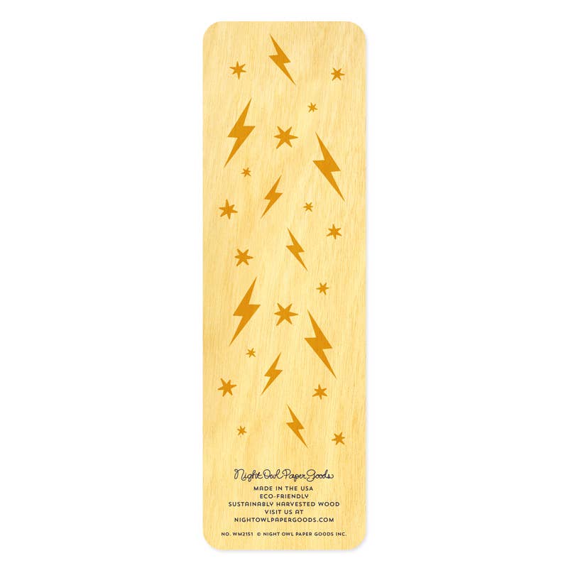 Night Owl Paper Goods - Super Power Wood Bookmark