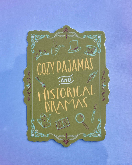 Pixel & Ink Creative - Cozy Pajamas & Historial Dramas Sticker
