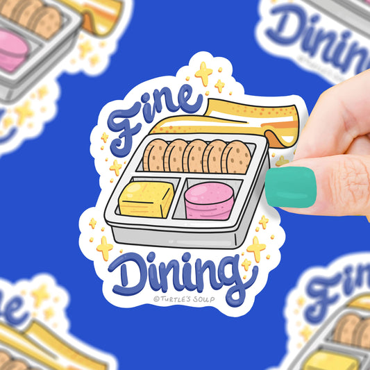 Turtle's Soup - Fine Dining 90s Nostalgia School Lunch Pack Vinyl Sticker