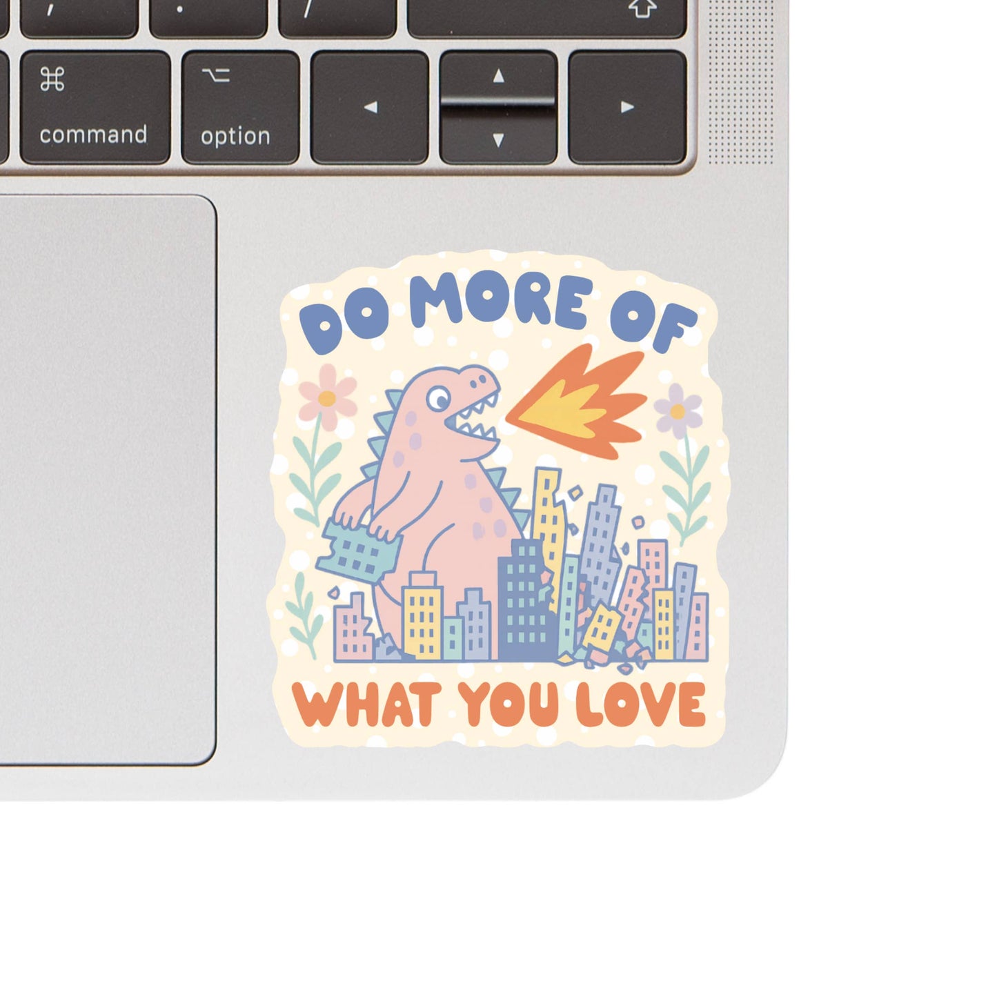Juju and Moxie - Funny Motivational Monster Fire High Quality Vinyl Sticker