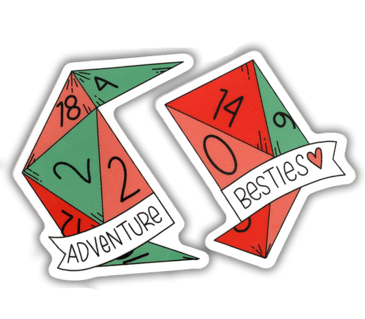 Storymakers Trading Co. - Adventure Besties - Vinyl Stickers: BOTH STICKERS