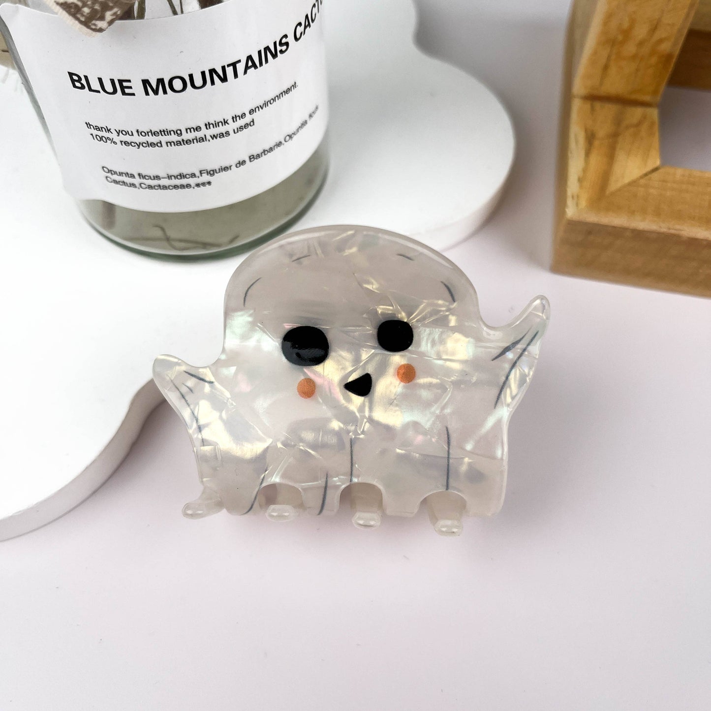 mildstyles - White Ghost Halloween Hair Clip: GhostE