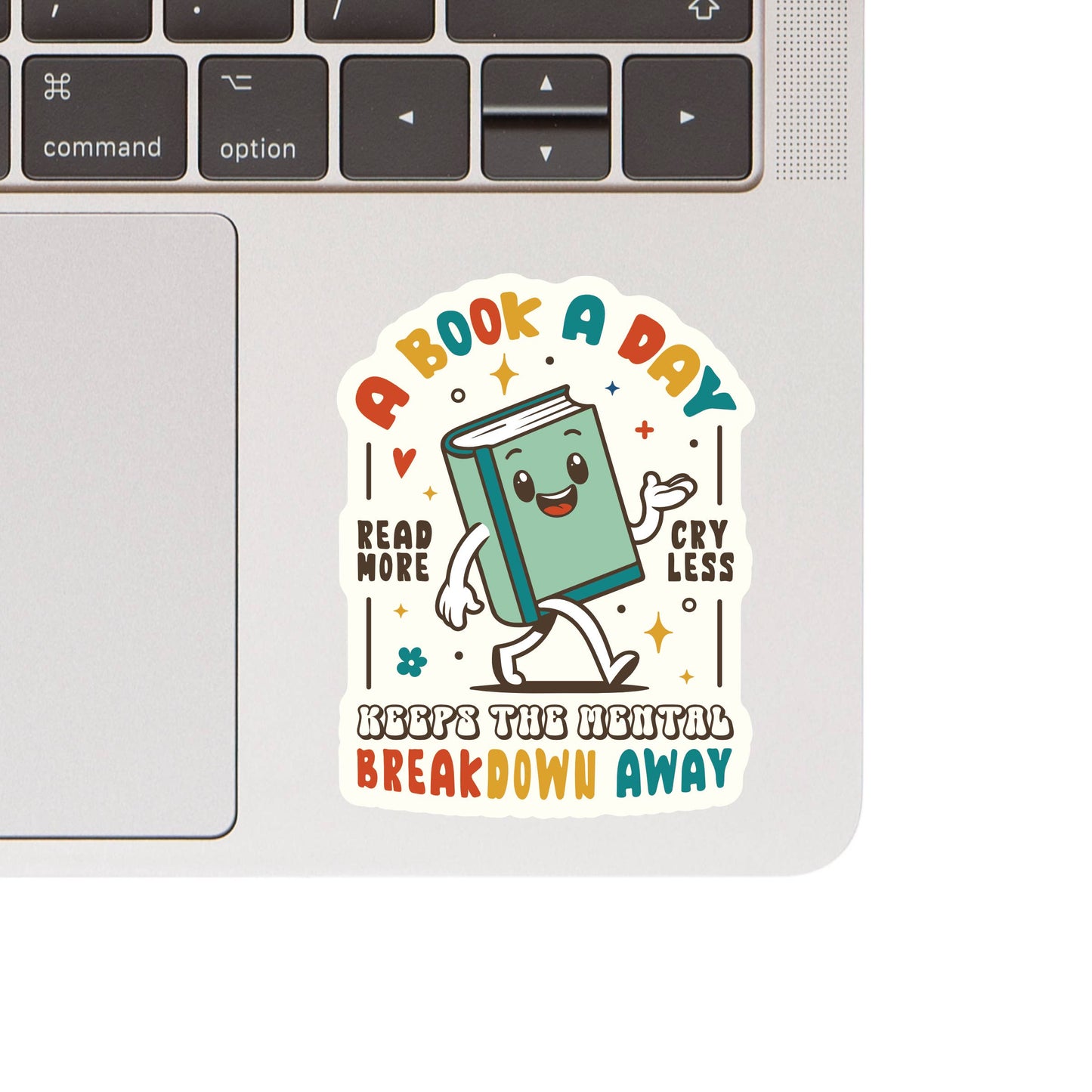 Juju and Moxie - Book Read Mental Health Funny High Quality Vinyl Sticker
