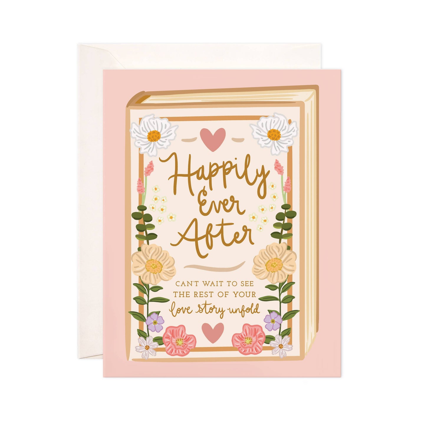 Bloomwolf Studio - Love Story Greeting Card - Wedding Card