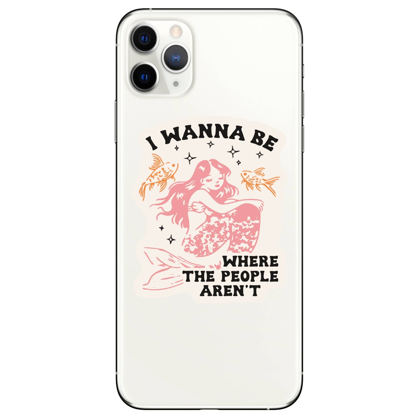 Juju and Moxie - Introvert Mermaid Personality High Quality Vinyl Sticker