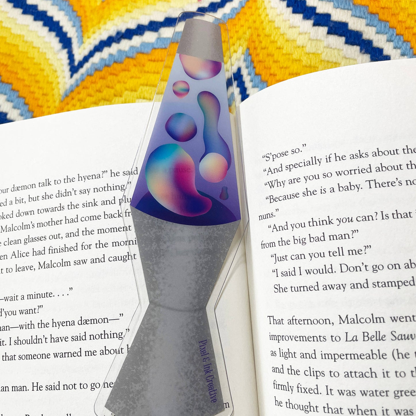 Pixel & Ink Creative - Lava Lamp Bookmark