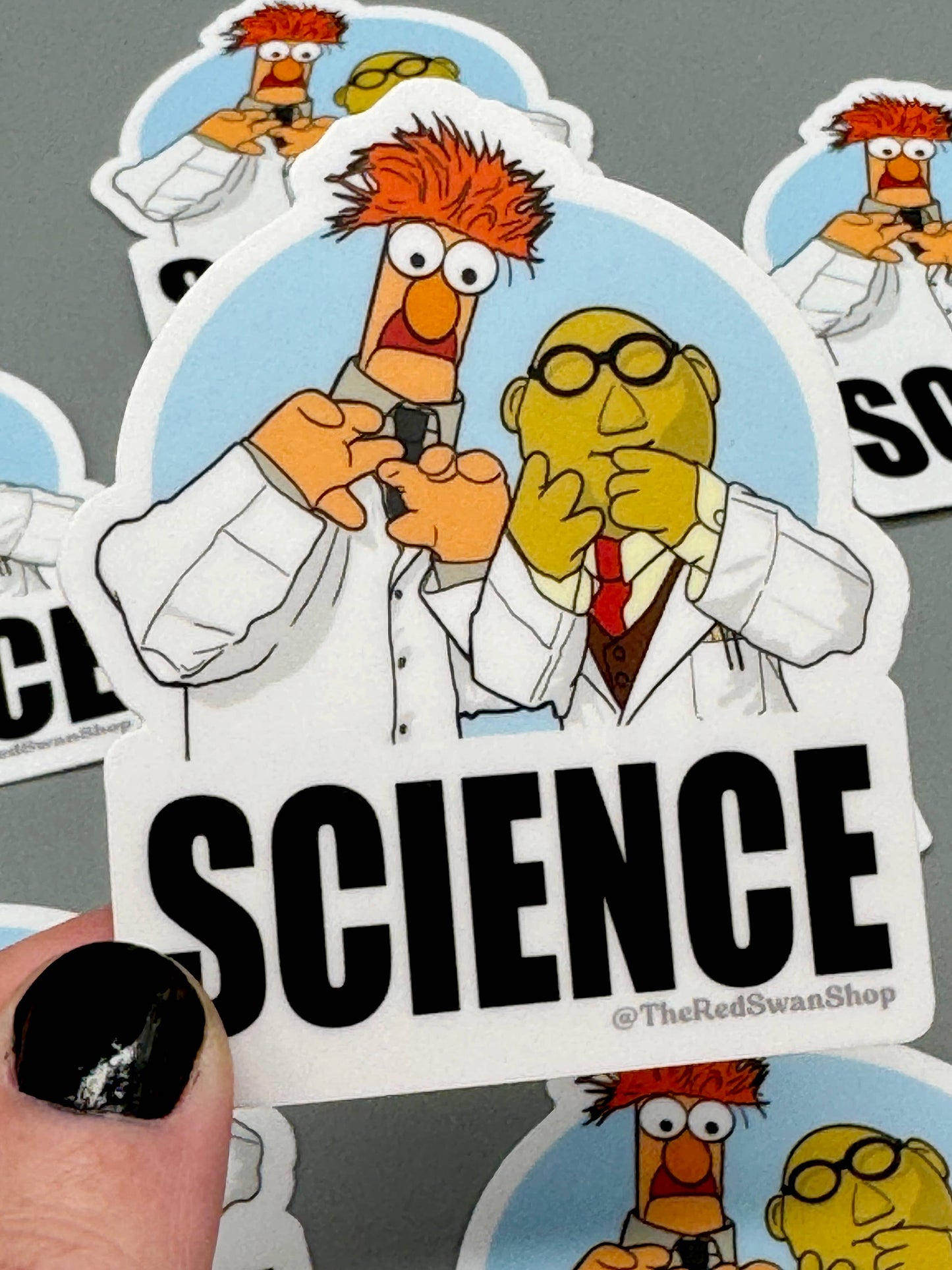 The Red Swan Shop - Vinyl Decal - The Muppets - Bunsen and Beaker