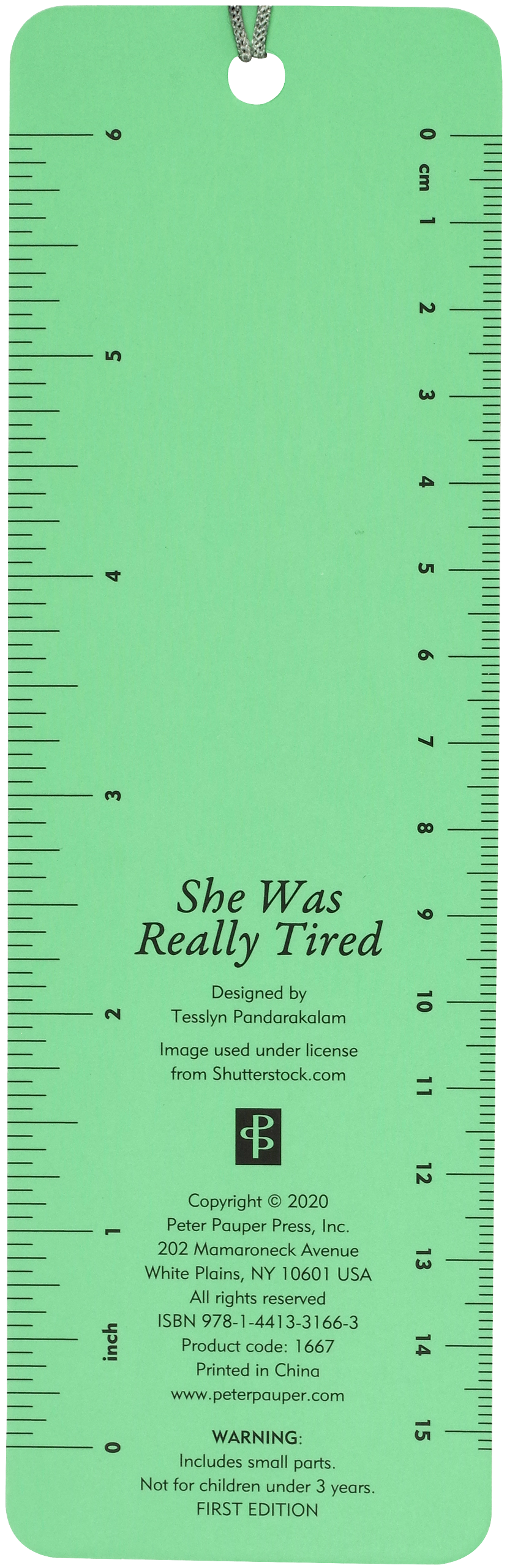 Peter Pauper Press - She Believed She Could, but She Was Tired Beaded