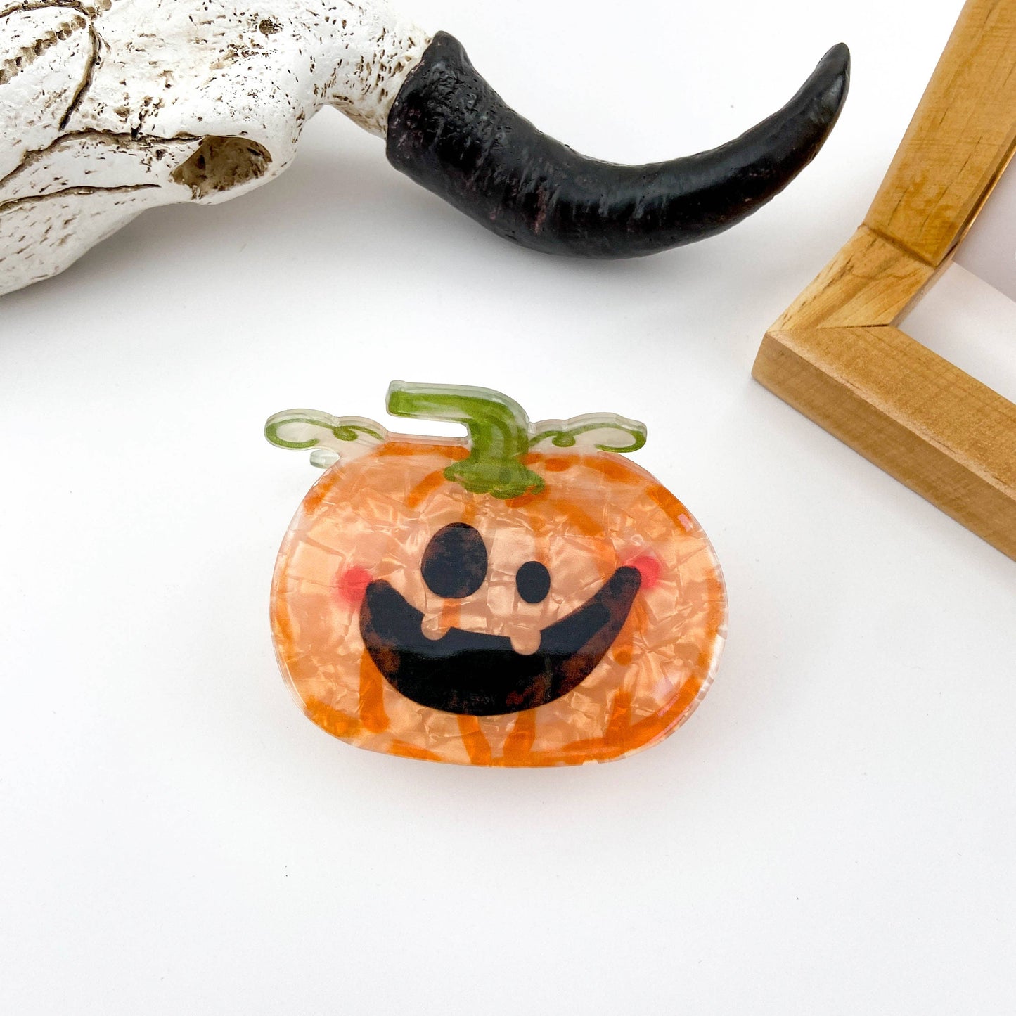 mildstyles - Halloween Cute Pumpkin Hair Clip: A