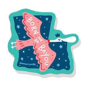 Bayou Spoonbill Sticker