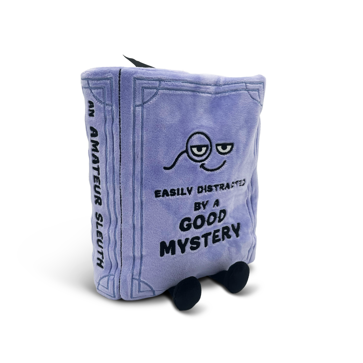 Punchkins - "Easily Distracted by a Good Mystery" Book Plush