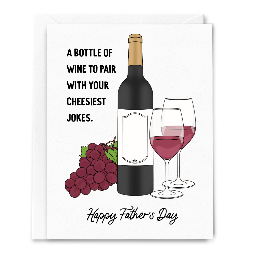 Sammy Gorin LLC - Dad Wine Father's Day Card