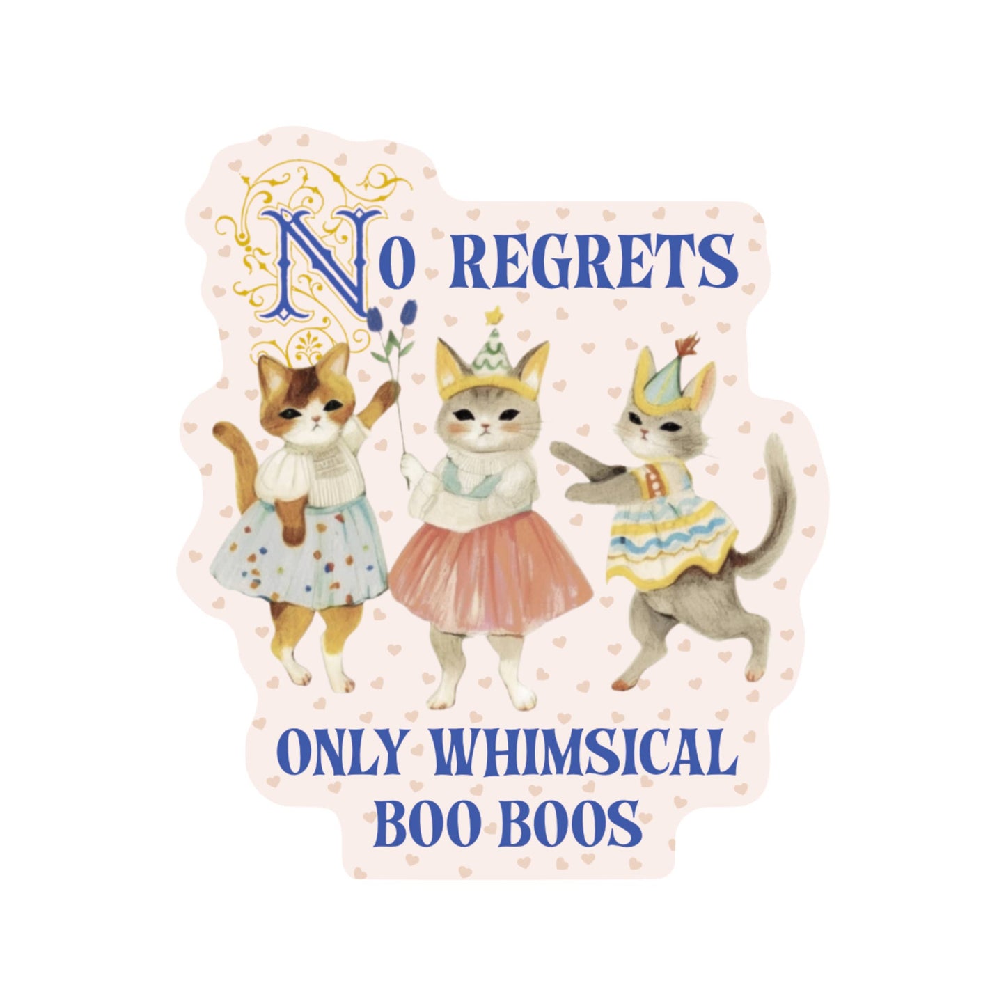 Juju and Moxie - Funny Cute Coquette Kitty Cat High Quality Vinyl Sticker