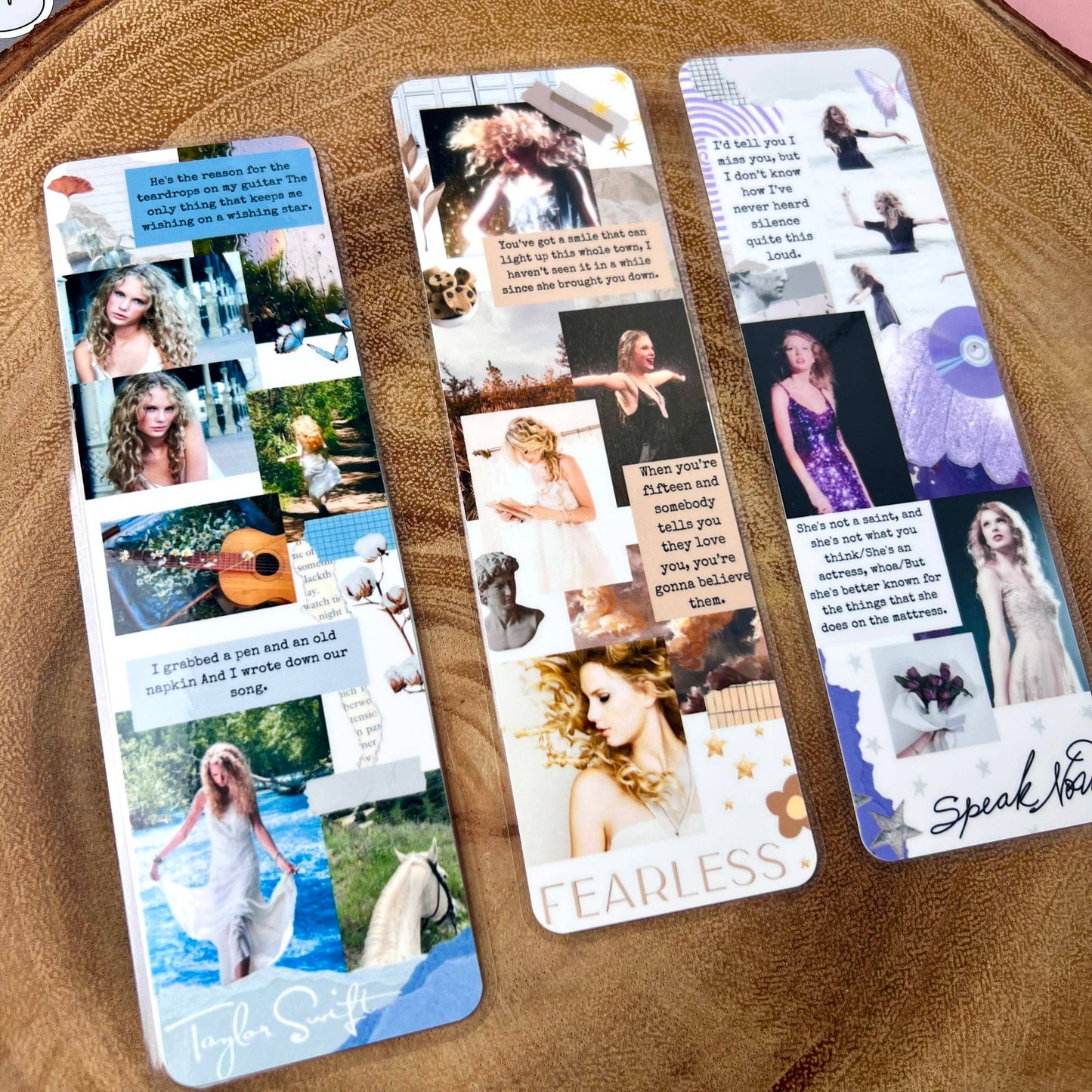 Cozy Reads Shop - Eras Collage Bookmarks: Showgirl / Tassel