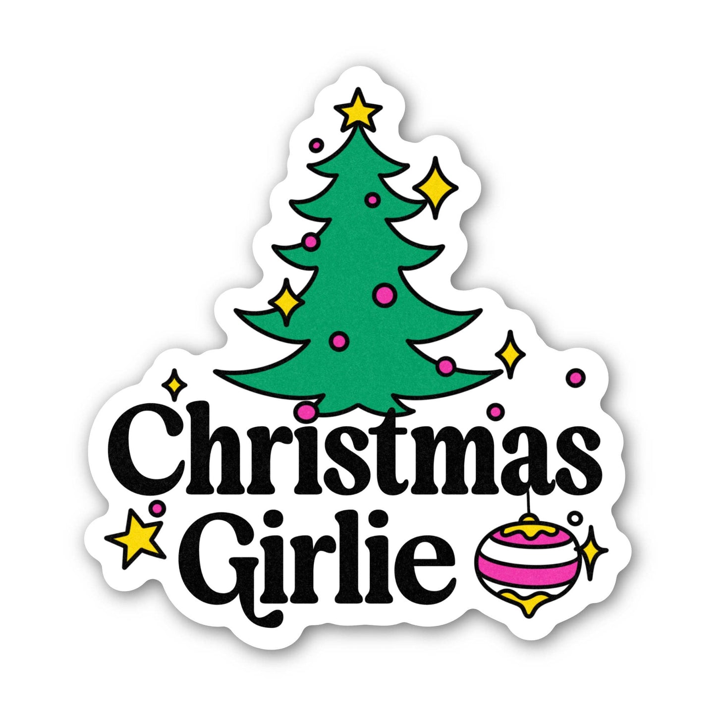 Big Moods - Christmas Girlie Sticker