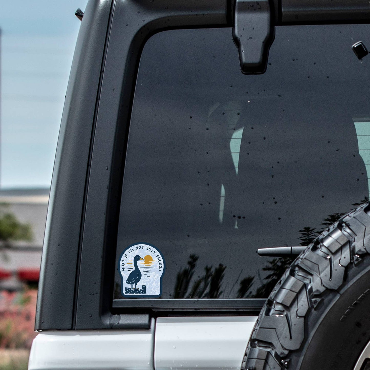 Juju and Moxie - Silly Goose Funny Ironic High Quality Vinyl Sticker