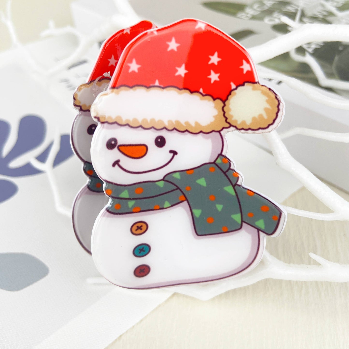 mildstyles - Christmas  Santa Hair Claw Clip,Christmas  tree Hair clip: B20-1-17