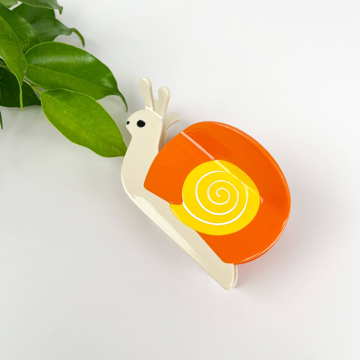 mildstyles - Snail Hair Claw Clip: Orange