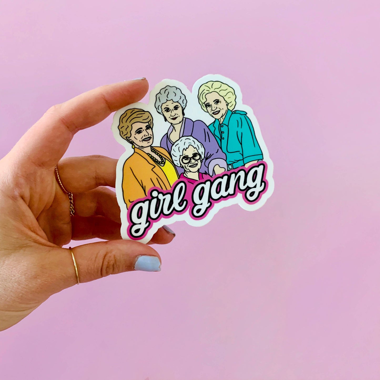 Brittany Paige - Girl Gang Golden Sticker