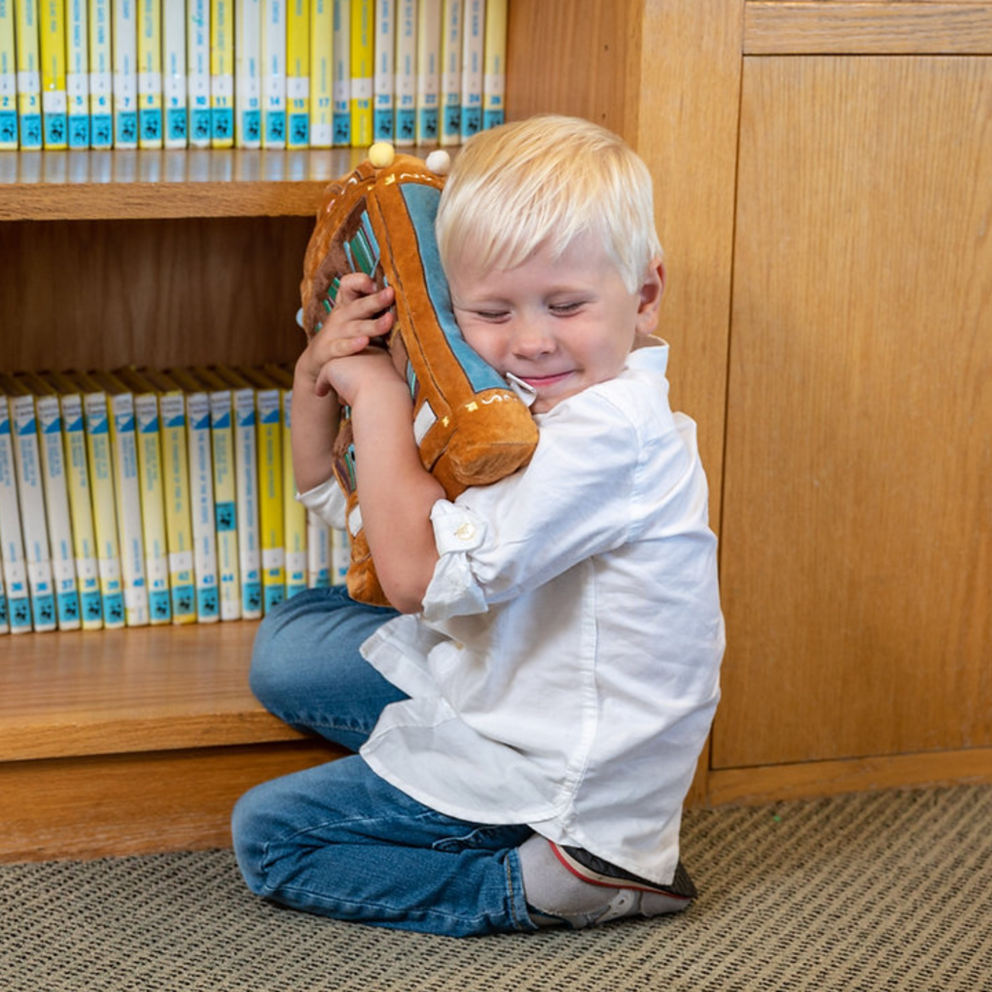 The Brickley Sisters - Bibli the Bookshelf Plushie