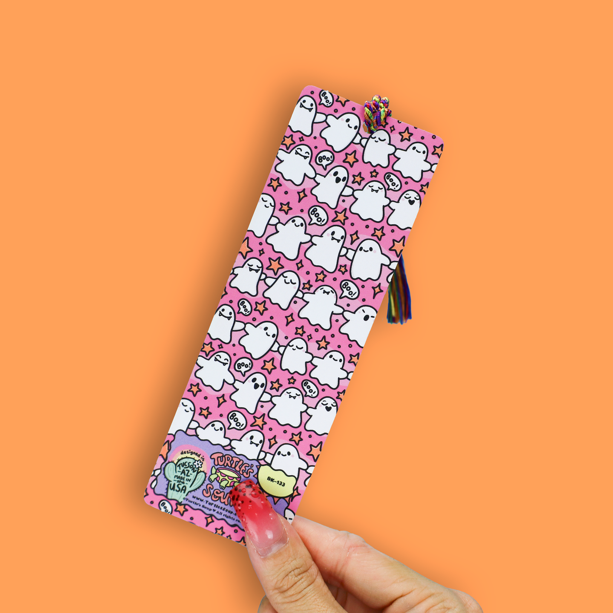 Turtle's Soup - Good Book Ghost Cute Horror Halloween Bookmark